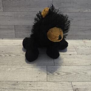 Ganz Webkinz Black Bear HM004 Plush Stuffed Animal 8 inch No Code